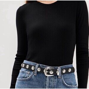 3 PC Vegan Suede Animal Print Skinny Statement Belt Set Accessories | 3 Pc Leather Animal Print Skinny Belt  main image 3